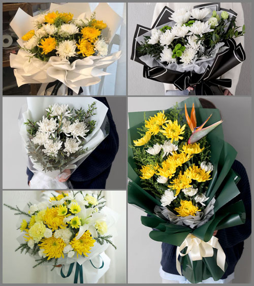 贵州毕节市织金县少普镇小河村白事花束代送